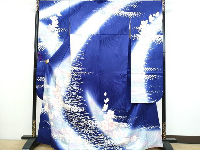 平和屋着物■豪華振袖　草花文　暈し染め　金銀彩　やまと誂製　正絹　逸品　CAAK4835fb