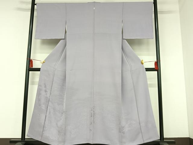 平和屋着物■豪華色留袖　風景地紋　薄葡萄色　正絹　逸品　未使用　AAAM6623oa