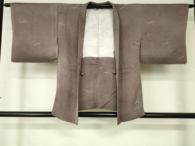 平和屋着物■羽織　松葉散らし　正絹　逸品　DAAK9470cm
