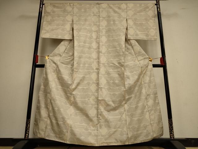 平和屋着物■本場大島紬　9マルキ　青海波　正絹　逸品　AAAO6369jd