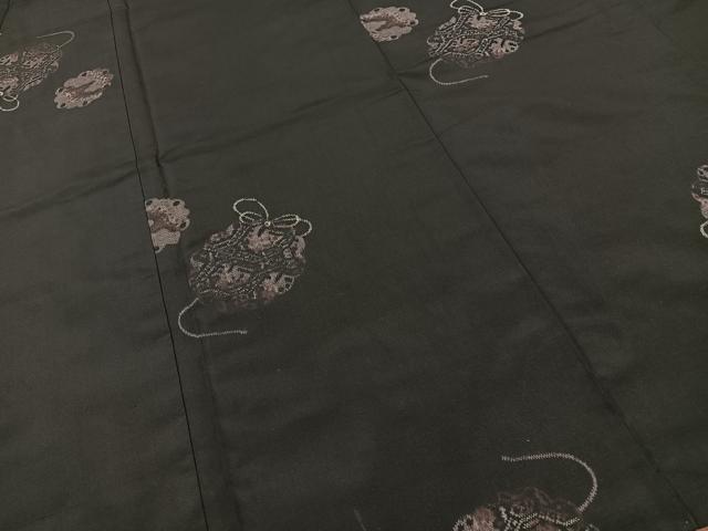 平和屋着物■本場大島紬　鏡裏文様　正絹　逸品　BAAM8461sa