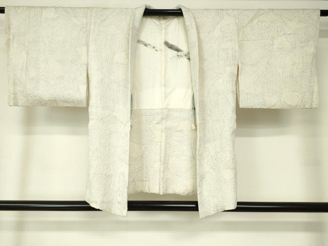 平和屋着物■羽織　総絞り　地紙吉祥花文　正絹　逸品　DAAK9488cm