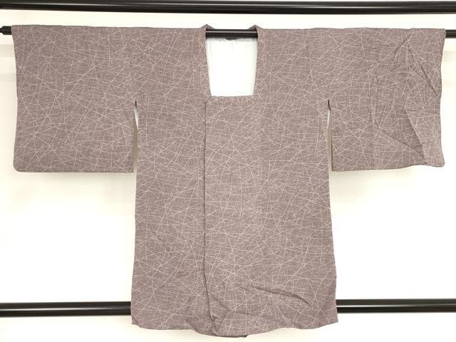 平和屋着物■道行コート　抽象文　正絹　逸品　AAAN3878bw