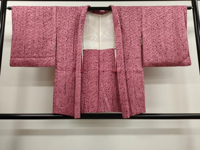 平和屋着物■羽織　杢目絞り　正絹　逸品　CAAL4001dy