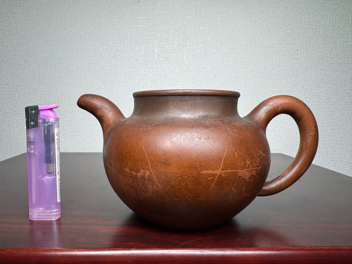 中国古玩 唐物 煎茶道具 朱泥 紫泥 紫砂壷 茶壷 急須 在