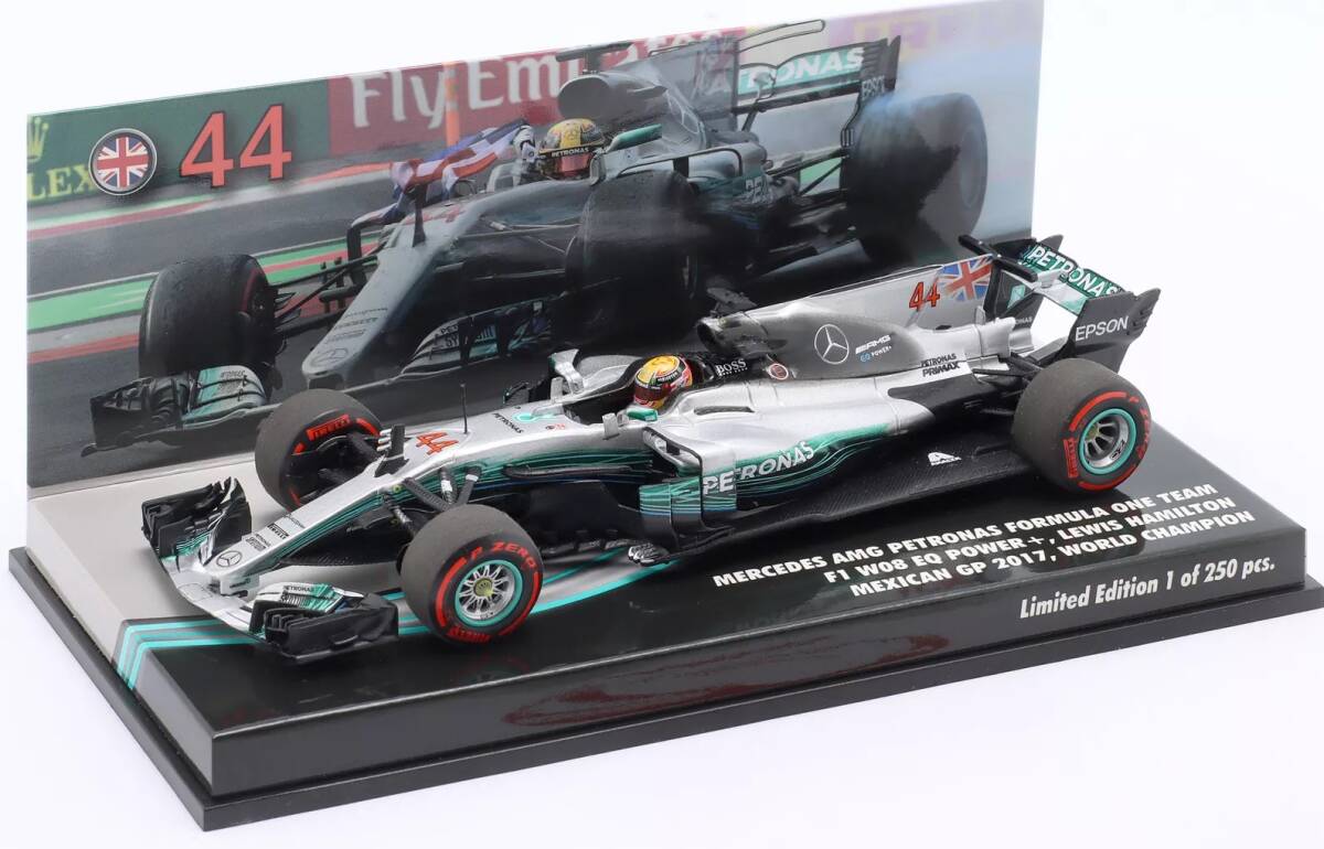 1:43 Minichamps メルセデス AMG F1 W08 メキシコGP ワールド 1:43 Minichamps メルセデス AMG F1 W08 メキシコGP ワールド