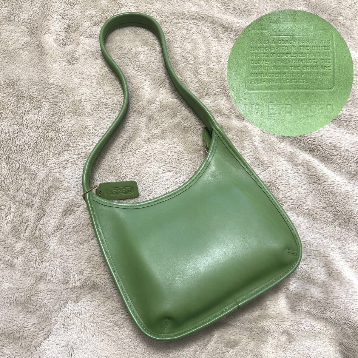 希少 OLD COACH オールドコーチ ワンショルダー ハンドバッグ エルゴ 