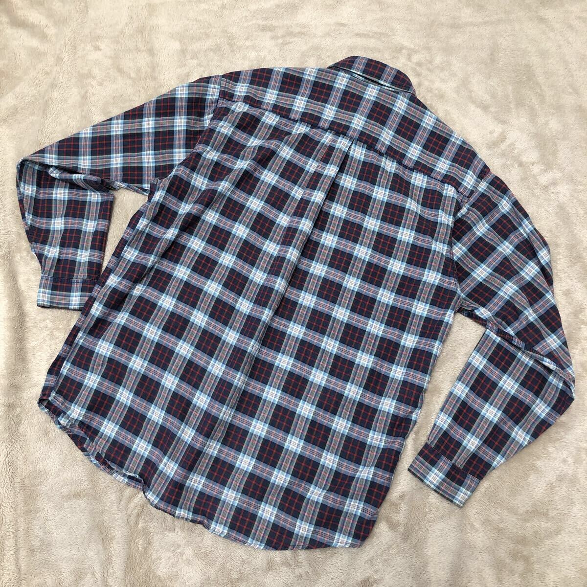 美品 L 98年 ポルトガル製 Patagonia L/S Flannel Shirt