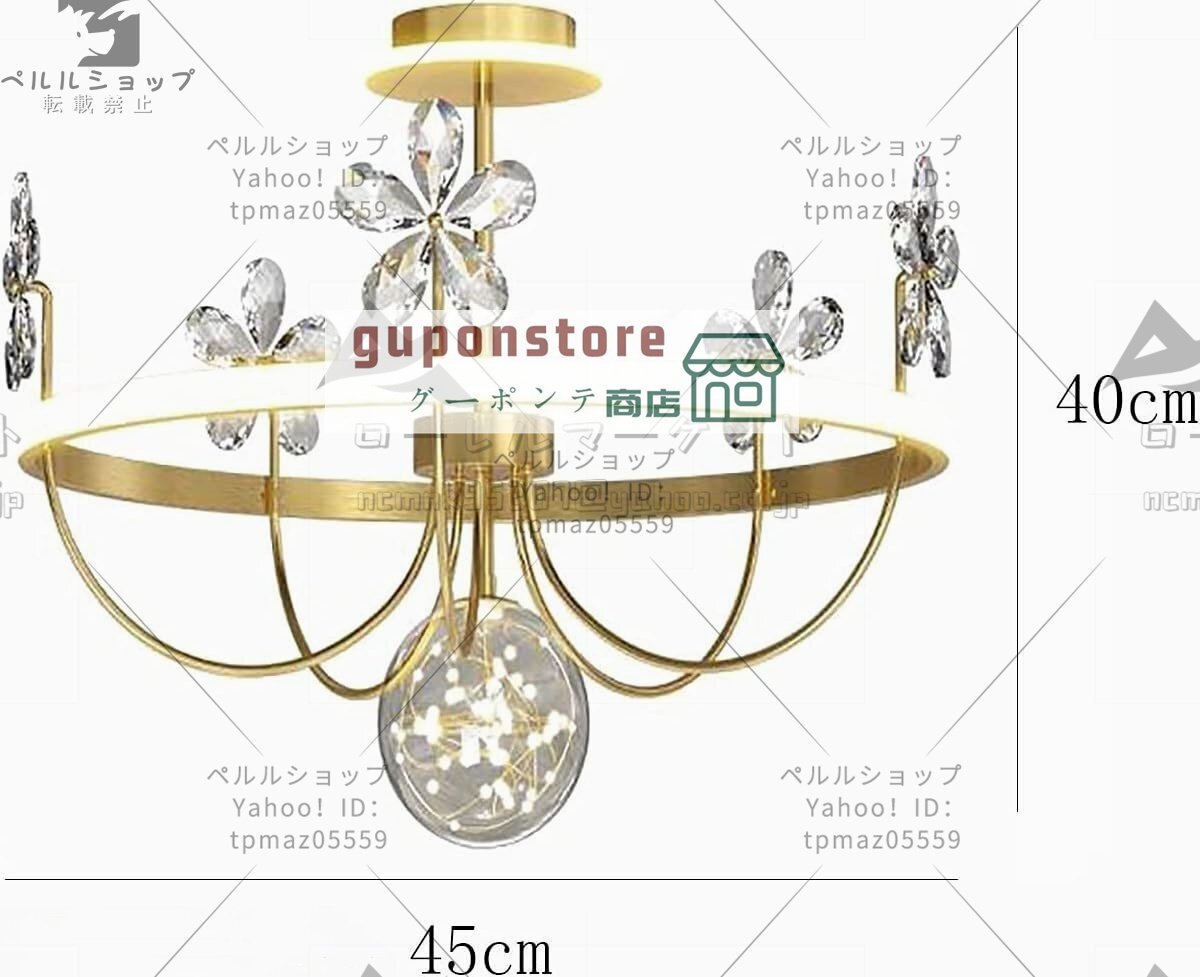 蕓術(shù)品 クリエイティブパーソナリティカスミソウシャンデリア シンプルでモダンな北歐シーリングライト 45 * 40cm