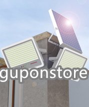 強(qiáng)くお勧め★ソーラーライト街燈 LED投光器*2 屋外用 防水 高輝度 照明 バッテリー殘量表示 防犯ライト庭用 ガーデンライト駐車場 4000W