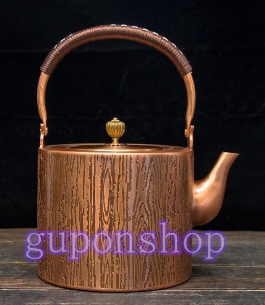 手作り茶道具純紫銅製☆銅の壺 老鉄瓶 やかん 紫銅壺 お茶の 手作り茶道具純紫銅製☆銅の壺 老鉄瓶 やかん 紫銅壺 お茶の