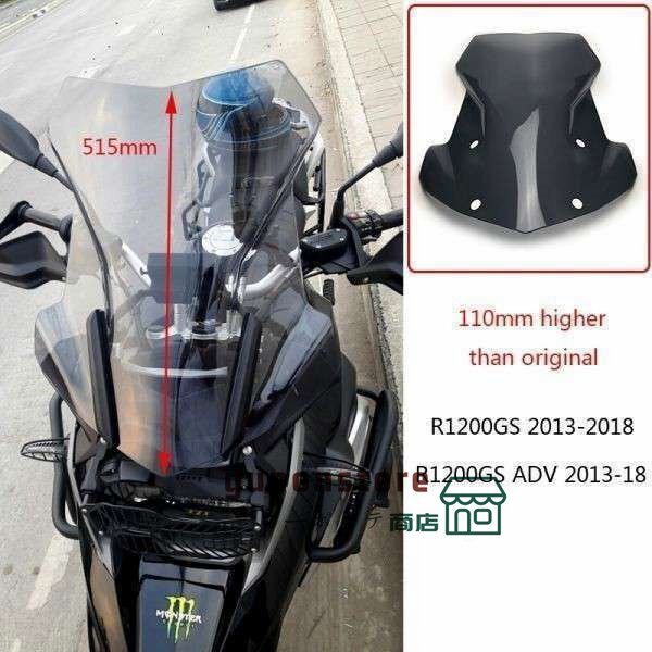  ветровой экран прозрачный BMW R1200GS приключения длинный окно защита R1200GS Adventure 2013 2014 2015 2016 2017 2018