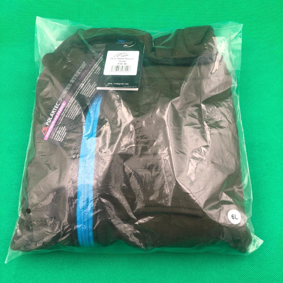 Hakusan（ハクサン）犬用 フリース オーバーオール ウェア　6L　カーキ★新品 送料無(wú)料★冬 犬 服 ポーラーテック 防寒 中型犬 56183012