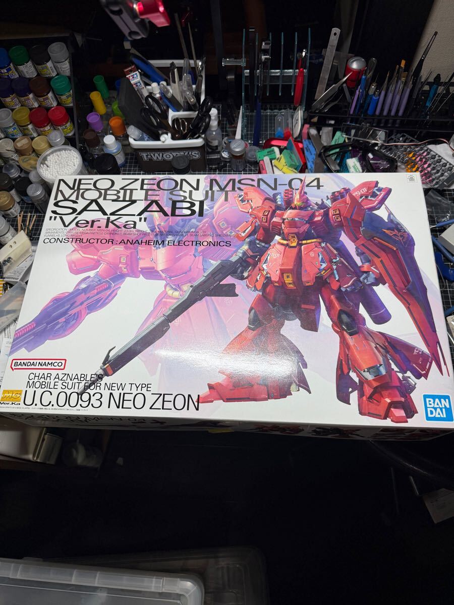 未組立 サザビー MG Ver Ka 逆襲のシャア MSN-04 機動戦士ガンダム ガンプラ