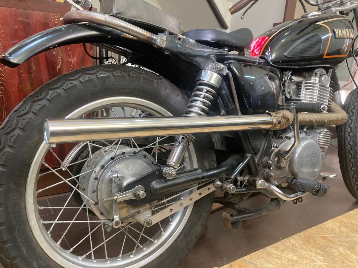 sr400 sr500 アップマフラー ワンオフ チョッパー ボバー カフェ sr400 sr500 アップマフラー ワンオフ チョッパー ボバー カフェ