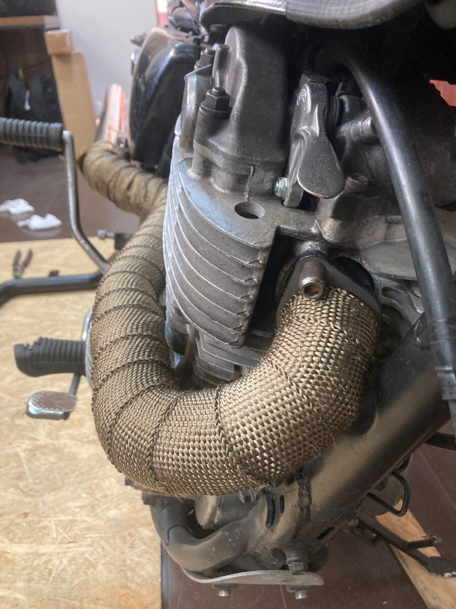 sr400 sr500 アップマフラー ワンオフ チョッパー ボバー カフェ sr400 sr500 アップマフラー ワンオフ チョッパー ボバー カフェ