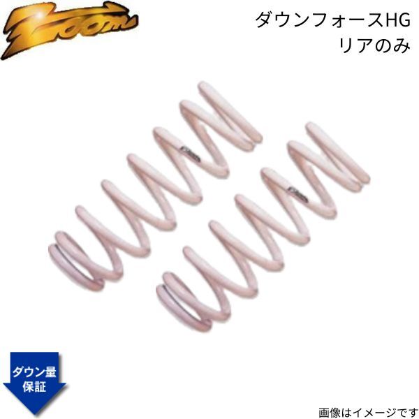 ダウンサス ミラージュ・アスティ CA4A ズーム ダウンフォースHG ミツビシ H5/05~H7/12 4G92 2WD 1.6L リア