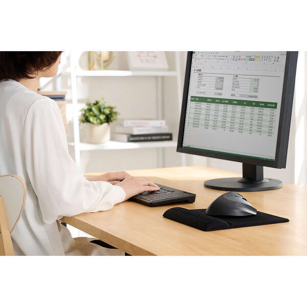  список rest цельный широкий коврик для мыши [COMFY] длина час. персональный компьютер работа . удобно! широкий размер . большой мышь .. ... нет : MP-CF095WBK