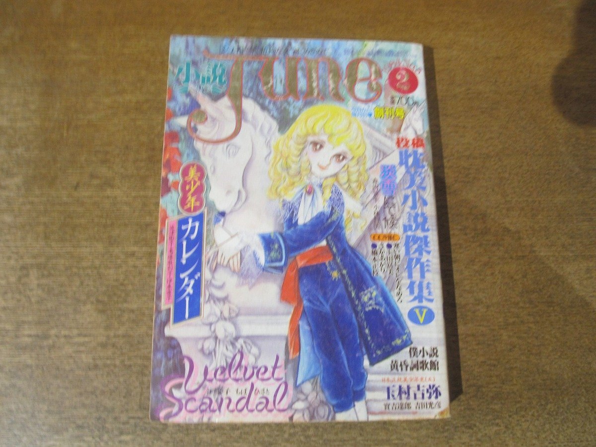 2412ST●小説ジュネ June 5/1984.2●竹宮惠子/美少年カレンダー 波津彬子 嶌峰麻利子 伊東愛子/淡雪にて候 森内景生 小林智美