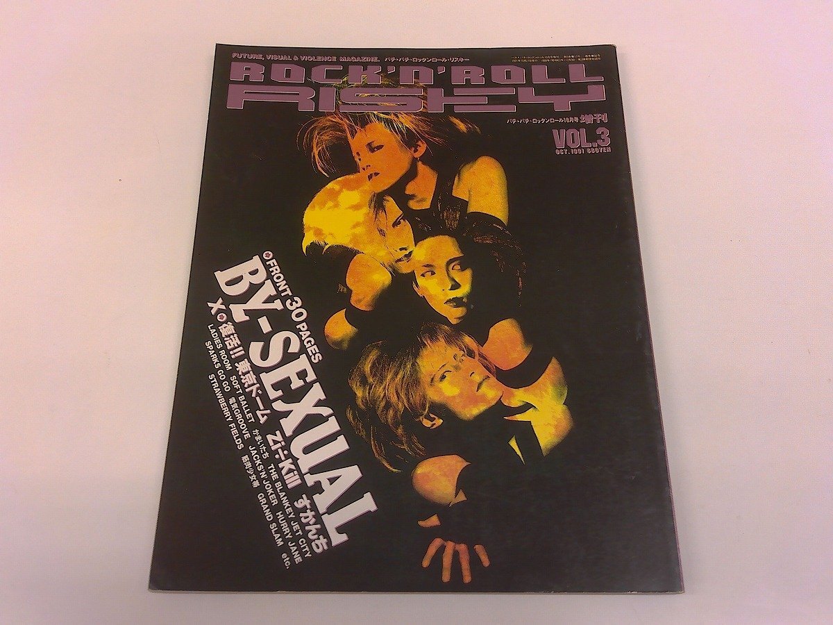 2412MY●ロックンロール?リスキー 3/1991.10 パチパチ増刊●BY-SEXUAL(バイセクシャル)/X/ZI:KILL(ジキル)/すかんち/ソフトバレエ