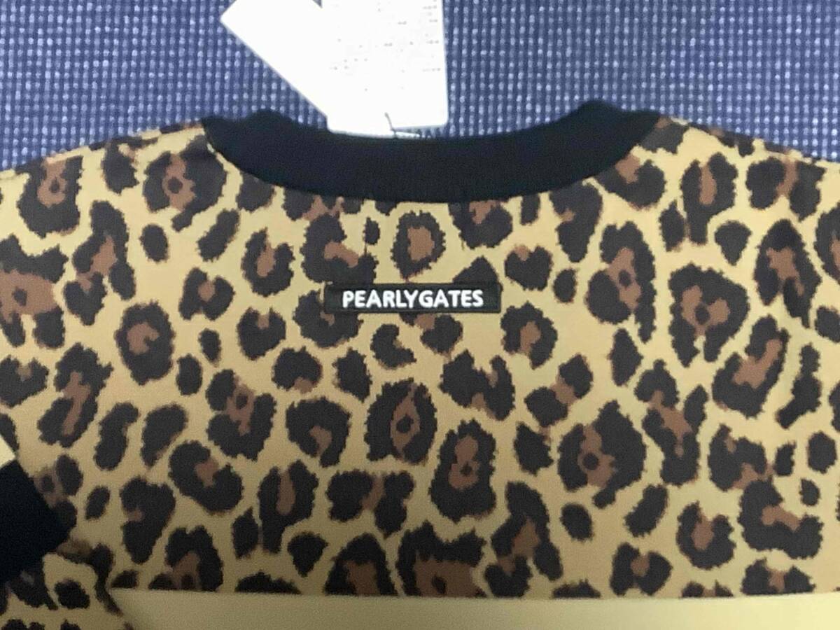 最安値に挑戦! 7630円 ◇PEARLY GATES パーリーゲイツ◇光栓34レオパード柄 セーター