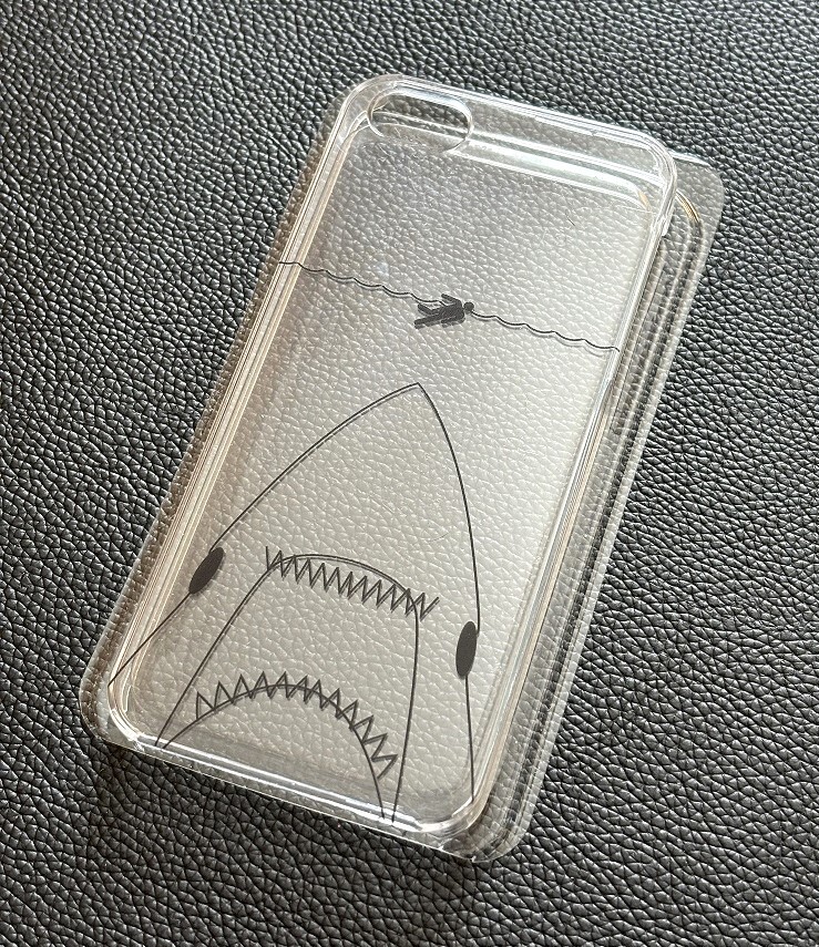 ☆【ジョーズ】クリアケース JAWS iPhone 5s SE ハードケース 細かい傷あり☆_画像3