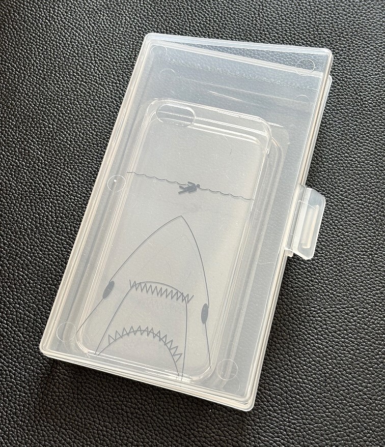 ☆【ジョーズ】クリアケース JAWS iPhone 5s SE ハードケース 細かい傷あり☆_画像4