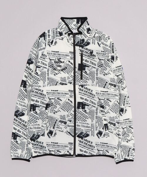 【新品:半額以下】le coq sportif 長袖ウインドブレーカー (QGMUJK01F) ナイロンジャケット 白 [ルコック スポルティフ]【size:M】