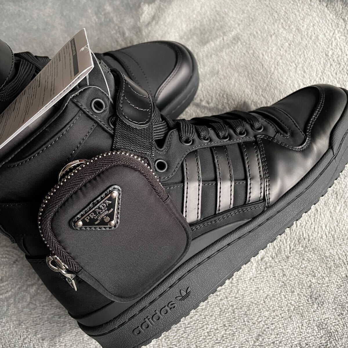 新品 希少品 PRADA プラダ×アディダス adidas Forum High 新品 希少品 PRADA プラダ×アディダス adidas Forum High