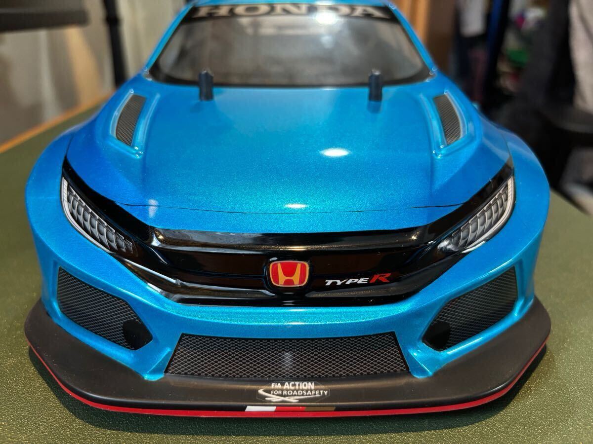 1/10 Civic Type R デカール塗装済 未走行 ラジコンボディ ABC 1/10 Civic Type R デカール塗装済 未走行 ラジコンボディ ABC