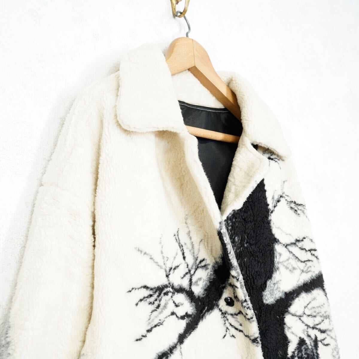 SPECIAL ITEM USA VINTAGE WOLF DESIGN FLEECE JACKET/アメリカ SPECIAL ITEM USA VINTAGE WOLF DESIGN FLEECE JACKET/アメリカ