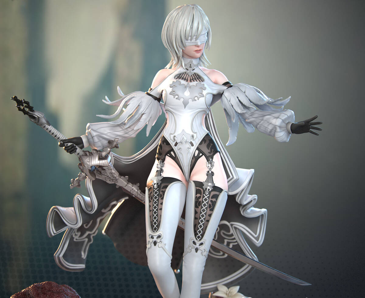 ガレージキット ニーア 10H / ガレキ フィギュア 未塗装未組立 ガレージキット ニーア 10H / ガレキ フィギュア 未塗装未組立