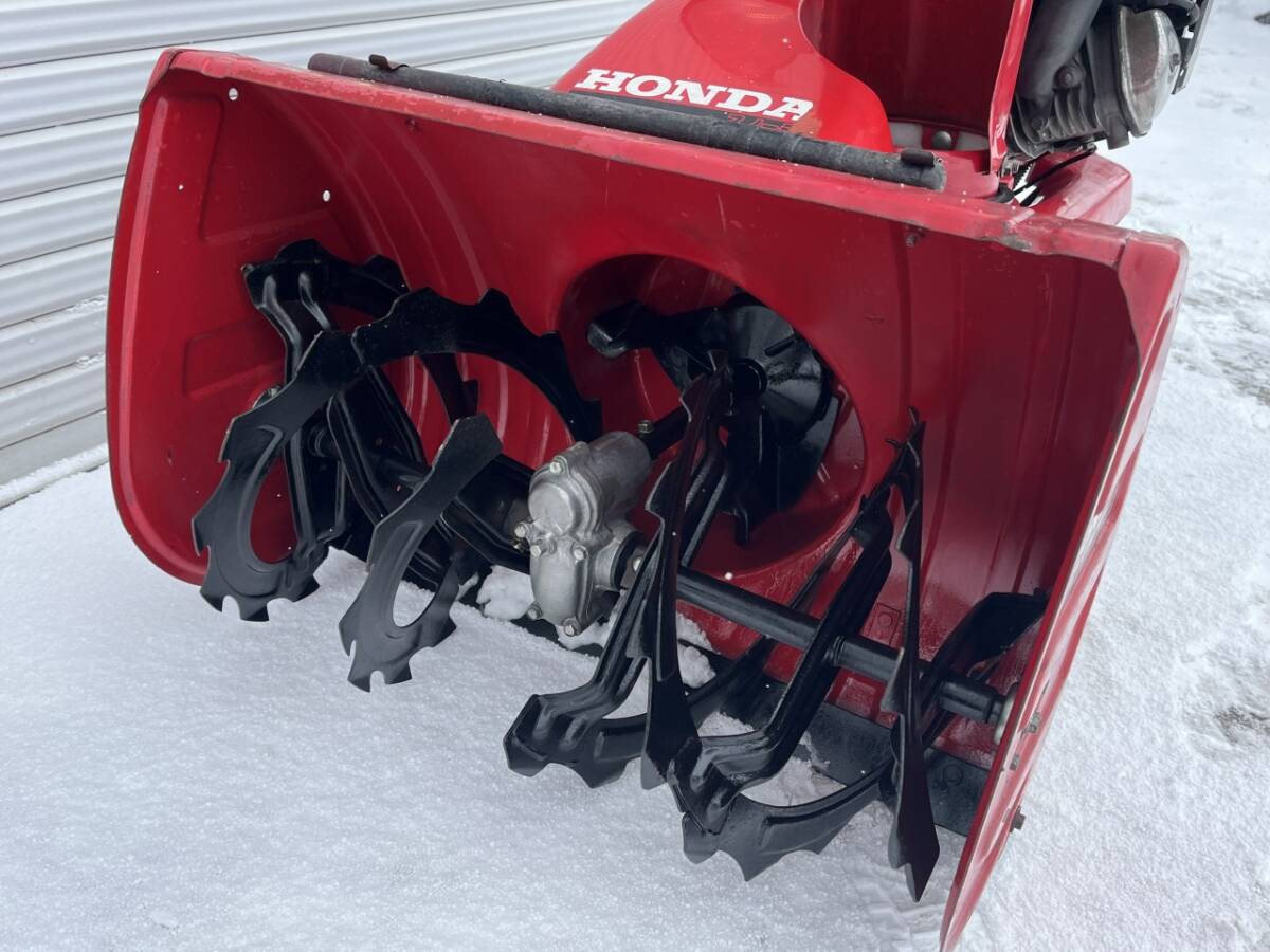  подготовлен немедленно битва сила Honda HS870JS снегоочиститель доставка возможно изображение большое количество Hokkaido Sapporo 8 лошадиные силы 70cm электрический shooter HST вся страна стоимость доставки 42000 иен 