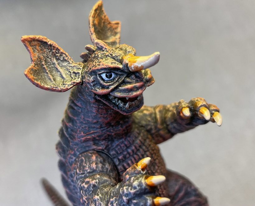 HGゴジラ怪獣総進撃より「バラゴン」リペイント済③