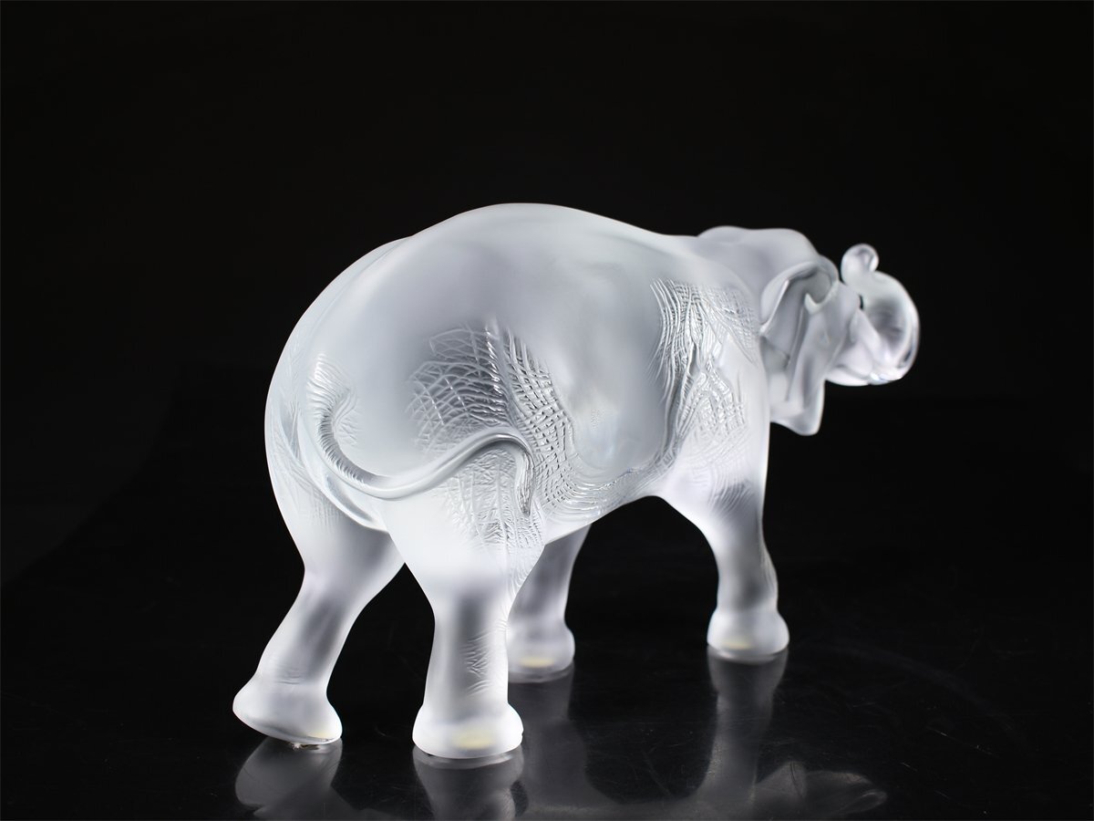 吉】PB103 工芸ガラス LALIQUE 【ラリック】 クリスタルガラス 吉】PB103 工芸ガラス LALIQUE 【ラリック】 クリスタルガラス