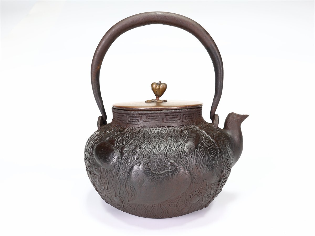 鉄瓶 / 祥雲堂 】急須 工芸品 囲炉裏 金属工芸 ウ〜ン アンティーク