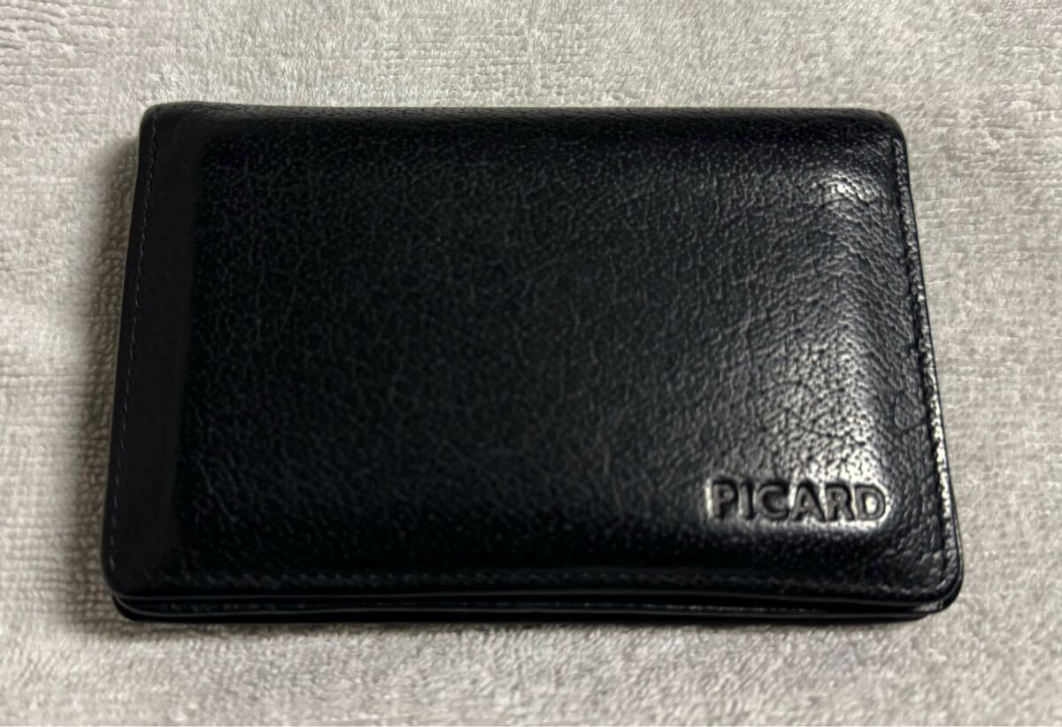 Picardカードケース25年前 本革名刺入れケース