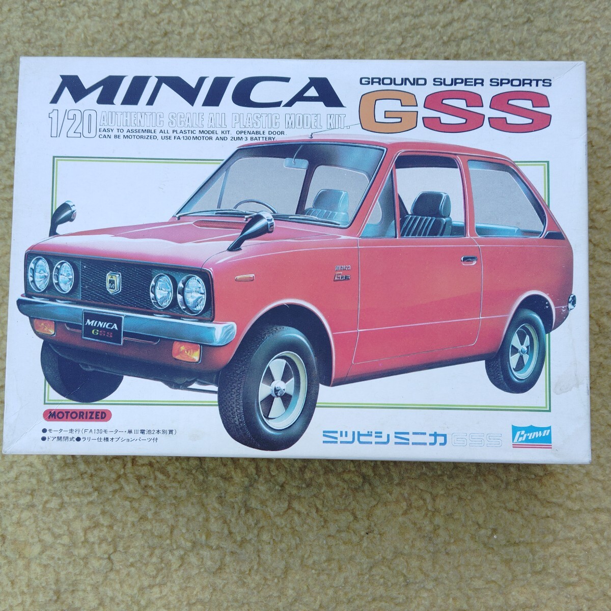 クラウンモデル 1/20 三菱 ミツビシ ミニカ GSS Yahoo!オークション - 三菱ミニカGSS プラモデル クラウンモデル