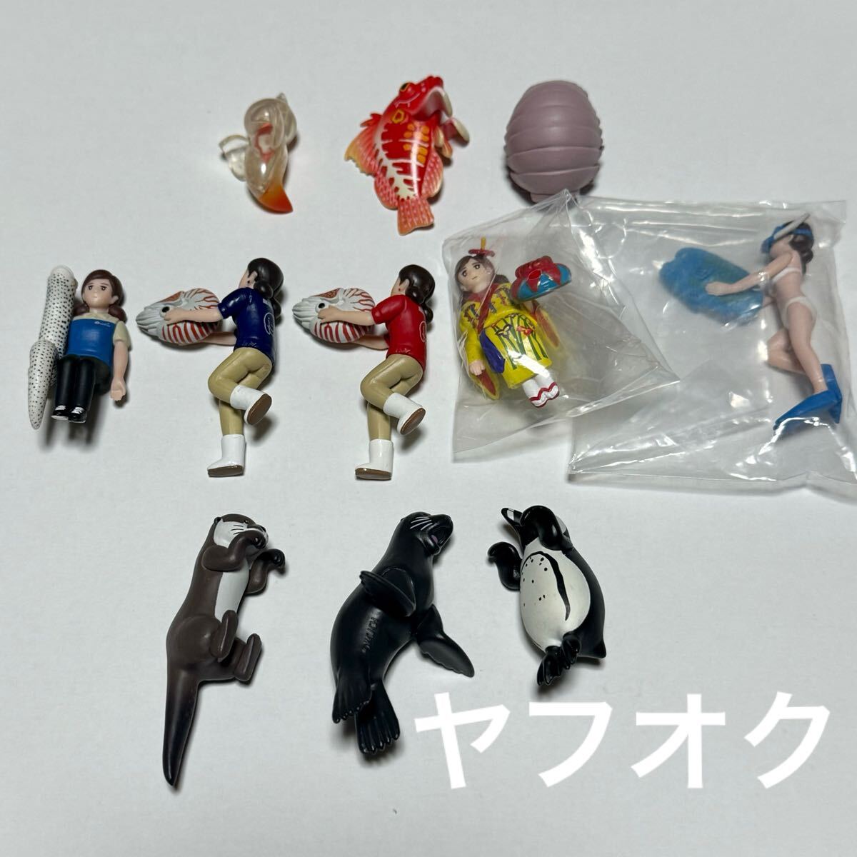 レア　コップのフチ子　ニフレル　putitto 美ら海水族館　鳥羽　琉球　ふちこ　ガチャ　カプセルトイ　 フィギュア　まとめ売り　ペンギン