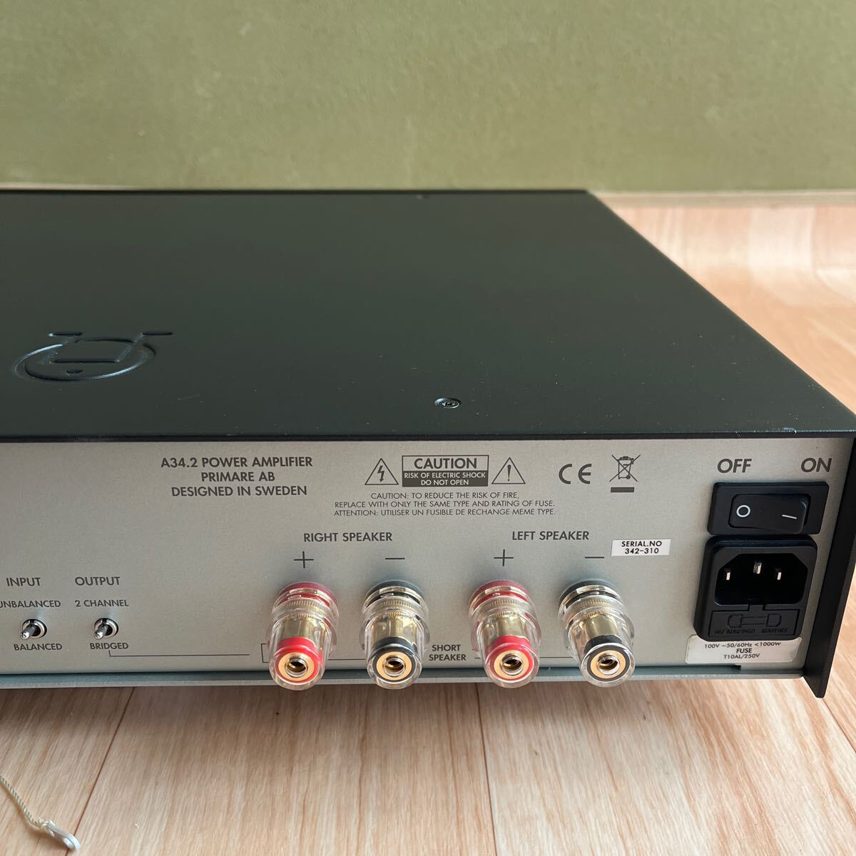 プライマー PRIMARE ステレオパワーアンプ A34.2 オーディオ機器 プライマー PRIMARE ステレオパワーアンプ A34.2 オーディオ機器