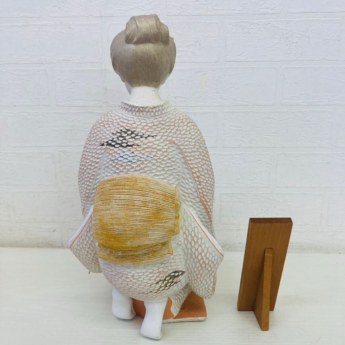 博多人形 三宅隆 作家物 Japanese pottery doll 静かな流れ 隆兆 博多人形 三宅隆 作家物 Japanese pottery doll 静かな流れ 隆兆