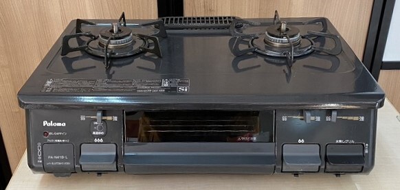プロパン　LPガス Paloma パロマ PA-N41B-L ガステーブル ガスコンロ 　動作OK品