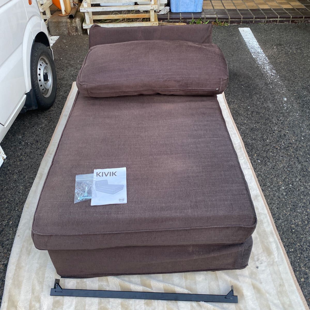 IKEA イケア 通販 KIVIK シーヴィク 寝椅子, ティッブレビ ベージュ