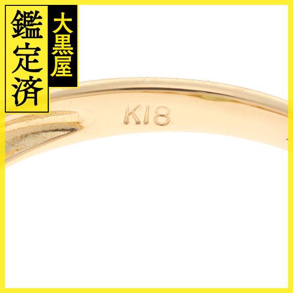 JEWELRY ジュエリー リング 指輪 K18 ゴールド ペリドット ダイヤモンド 0.02ct 8號【460】2120000297854