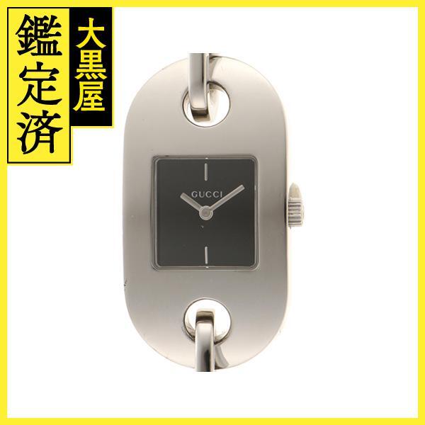 GUCCI　グッチ　チェーンブレスウォッチ　6155L　SS　女性用クオーツ時計