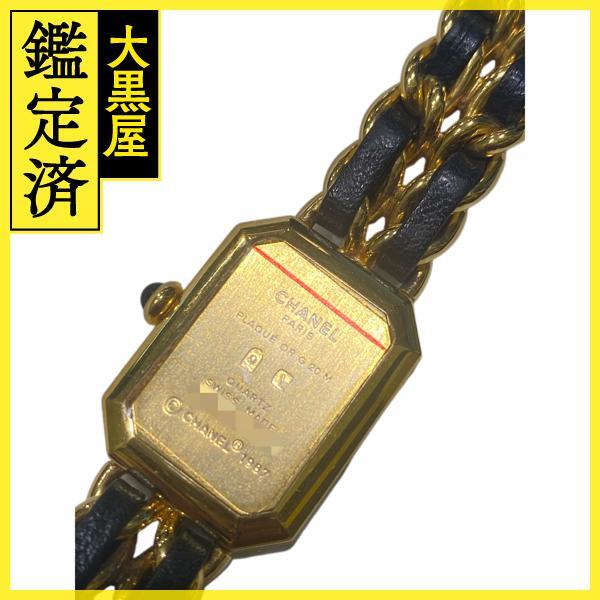 CHANEL シャネル　プルミエールＬ　H0001　GP/革　女性用クオーツ時計　2148103759123【208】