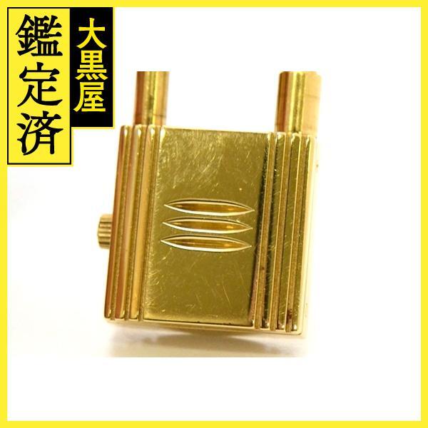 HERMES　エルメス　ケリーウォッチ　KE1.201　GP/レザー　女性用クオーツ時(shí)計(jì)【473】