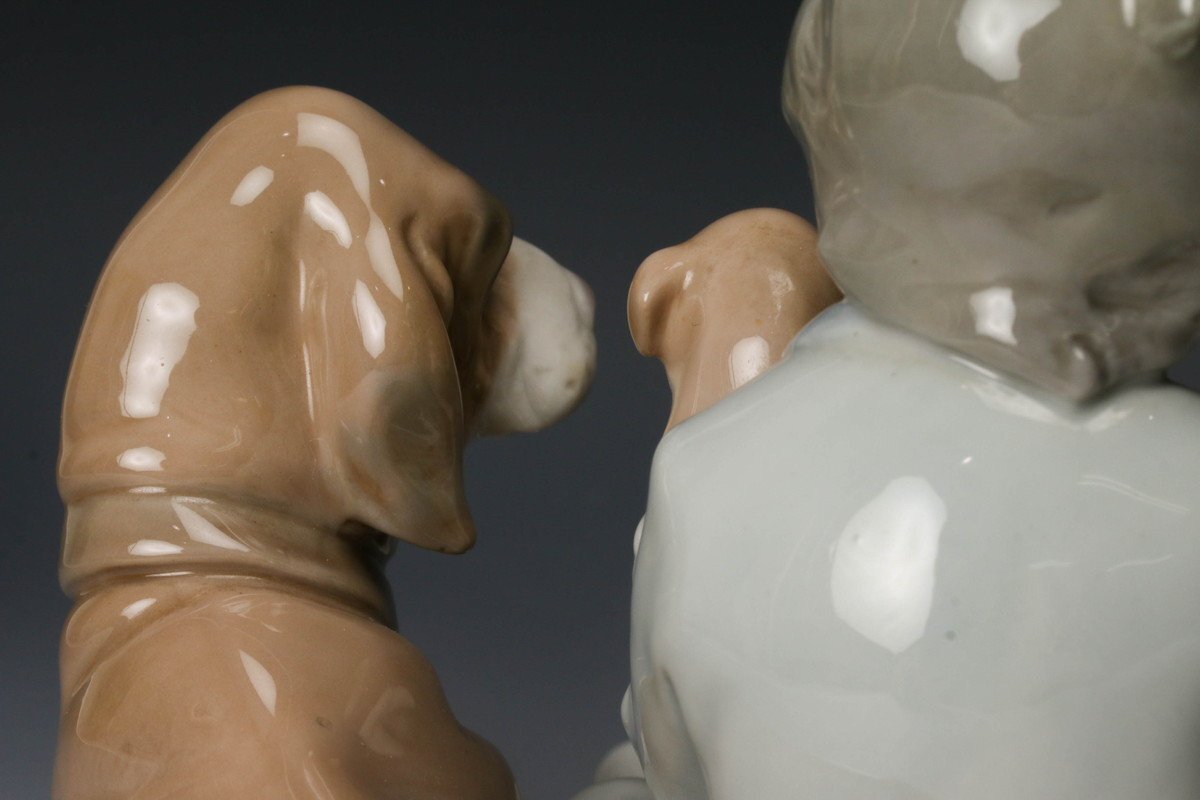 SAG】LLADRO リヤドロ 『みんなお友達』5456 フィギュリン 置物