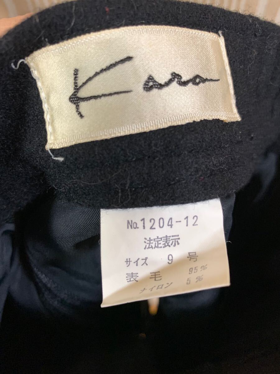 綺麗め中古　タイトスカート　M 黒　wool95% ナイロン5%_画像4