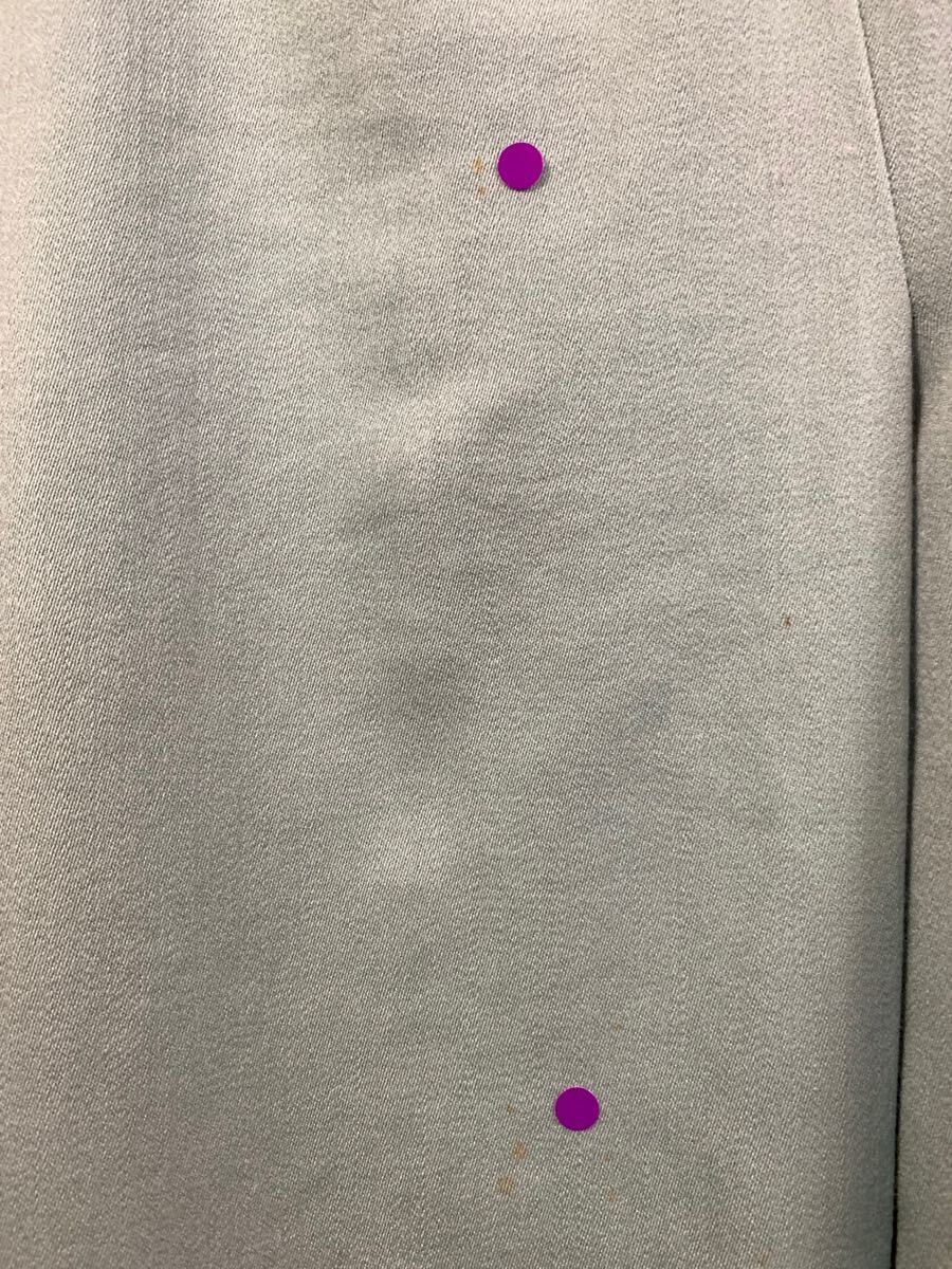 中古 フレアースカート M ミントグリーン wool100%_画像3